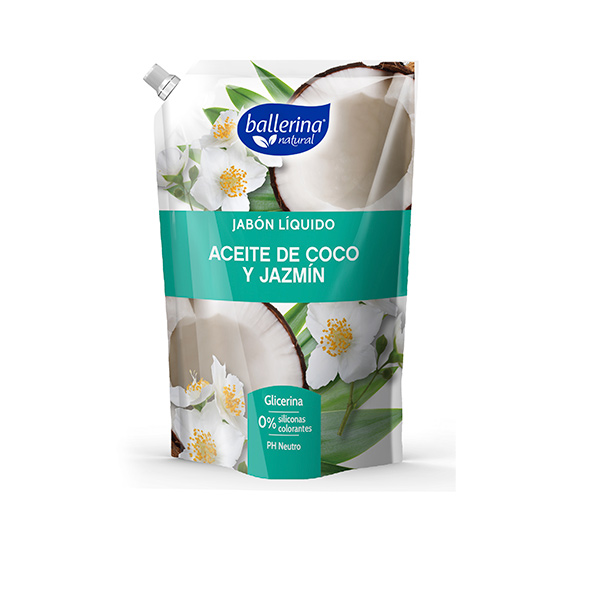 jab&oacute;n liquido coco jazm&iacute;�n doy pack 900 ml