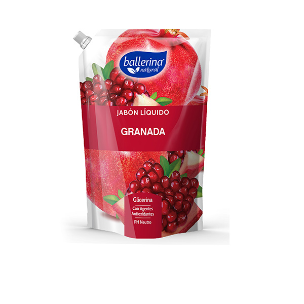 jab&oacute;n liquido granada doy pack 900 ml