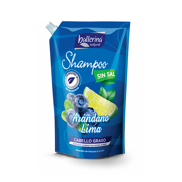 shampoo sin sal arandano lima doy pack 900 ml