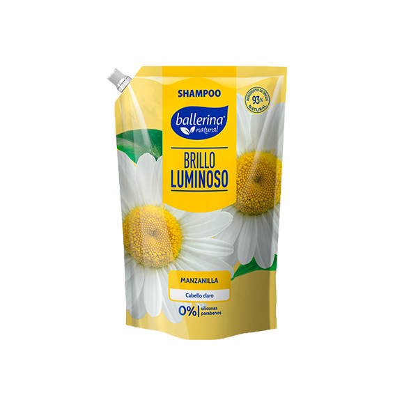 shampoo manzanilla doy pack 900 ml