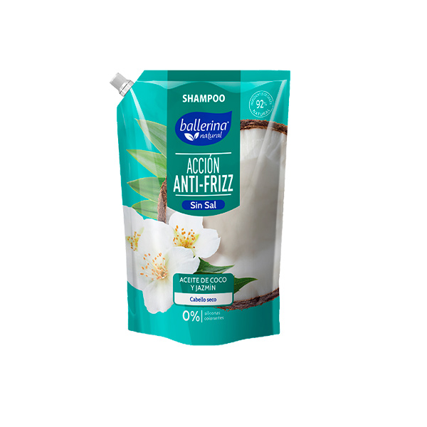 shampo sin sal coco jazm&iacute;�n doy pack 900 ml