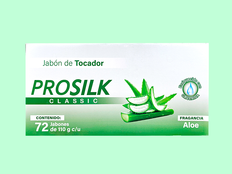 Jabon de tocador PROSILK 110gr - ALOE
