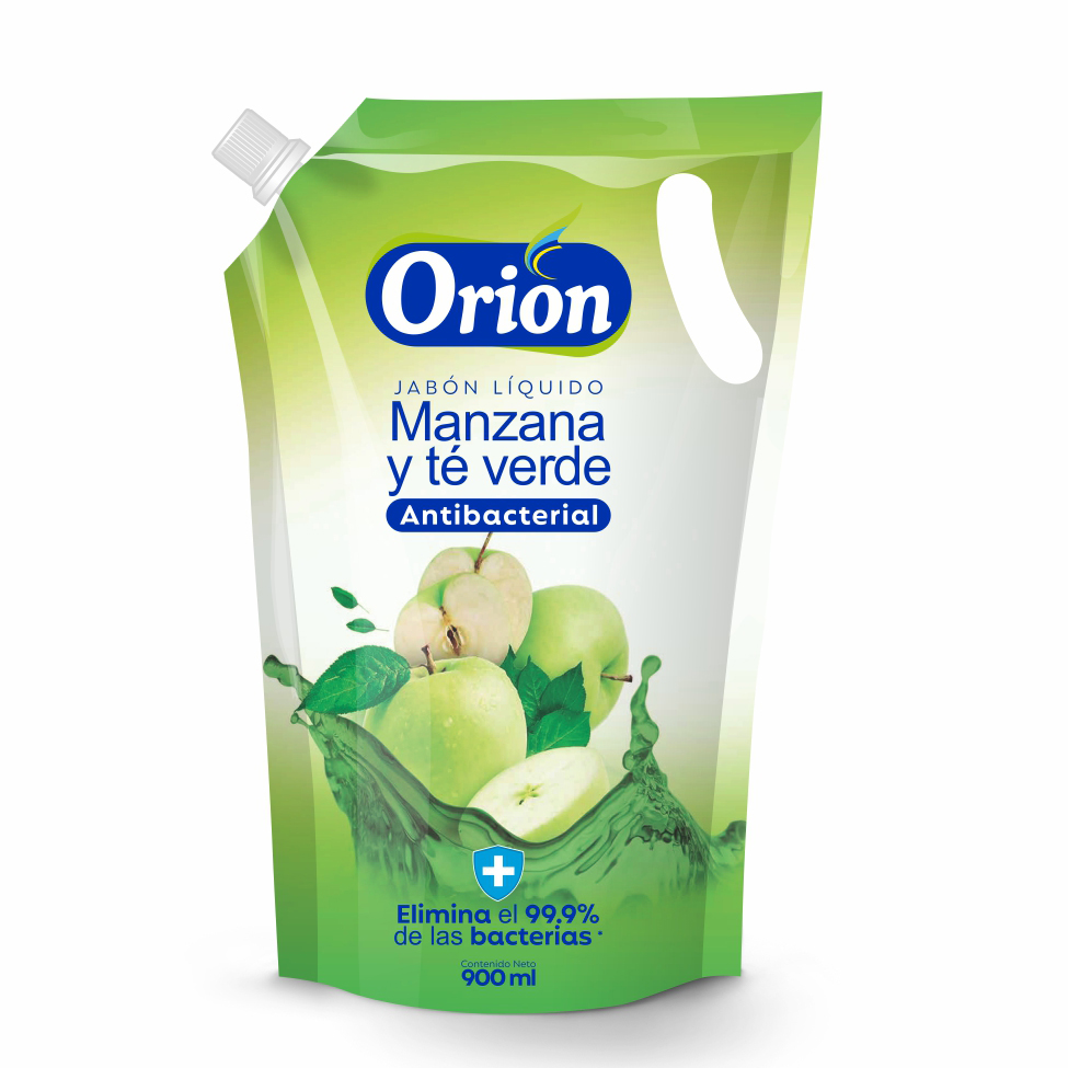 Jab&oacute;n L&iacute;quido Doy Pack de 900 ml Manzana y t&eacute verde