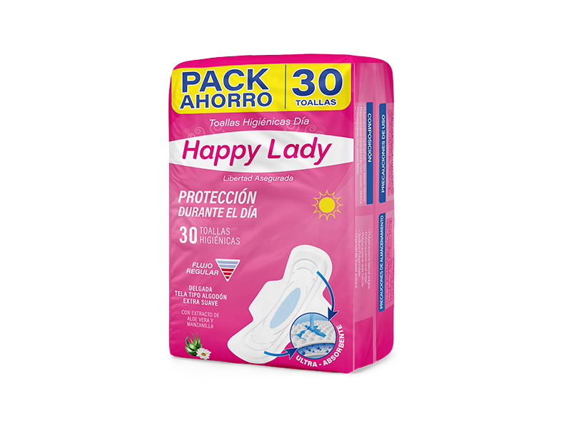 Toallas Higiénicas de día 30pcs