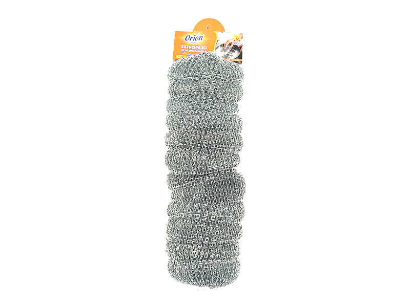 Estropajo de acero con malla - Orión 20G